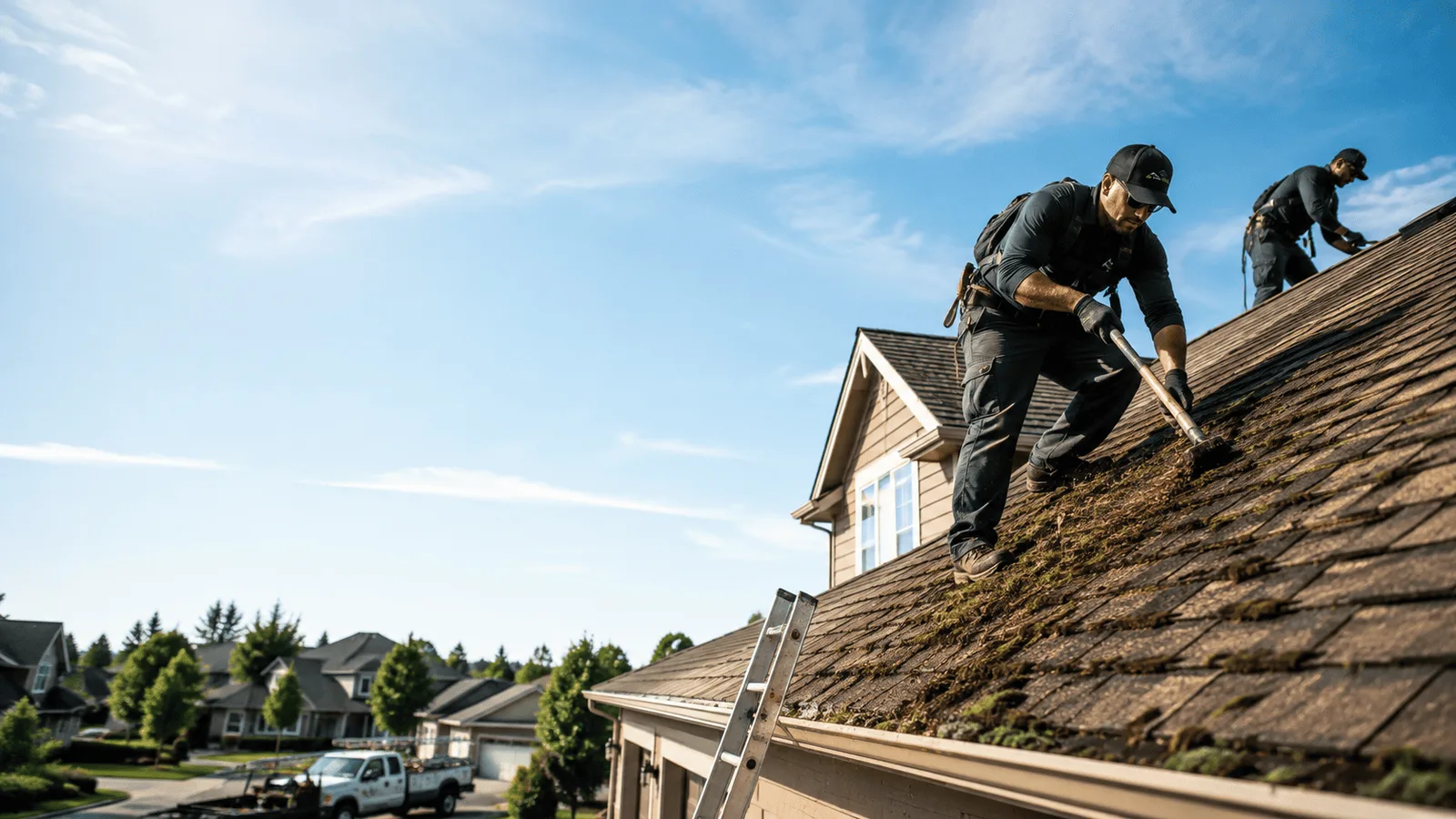 Roof Moss Removal in Valley Stream, NY near me